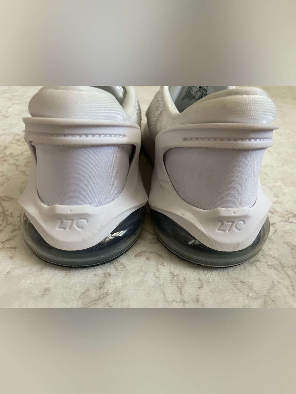 Nike Kids Air Max 270 GO Sneakers - White/Black - Picture 9 of 10